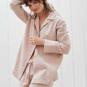 Jenni Kayne Playa Pajama Top & Shorts - XS